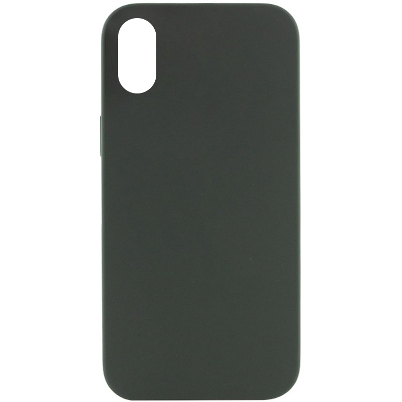 Чохол Silk Full Protective (AA) NO LOGO на Apple iPhone X / XS (5.8") (Зелений / Cyprus Green)