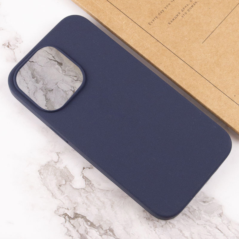 Фото Чехол Silk Full Protective (AA) NO LOGO для Apple iPhone 16 (6.1") (Темно-синий / Midnight blue) в магазине vchehle.ua