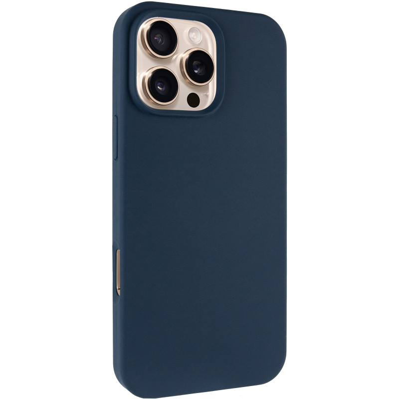 Чехол Silk Full Protective (AA) NO LOGO для Apple iPhone 16 Pro (6.3") (Синий / Deep navy)