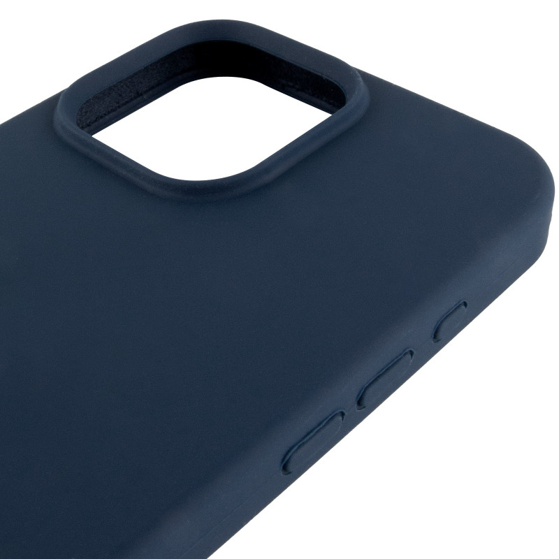 Чехол Silk Full Protective (AA) NO LOGO для Apple iPhone 16 Pro (6.3") (Синий / Deep navy) в магазине vchehle.ua