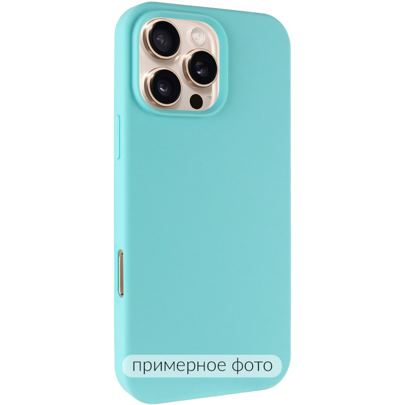 Чехол Silk Full Protective (AA) NO LOGO для Apple iPhone 17 (6.3") (Бирюзовый / Marine Green)