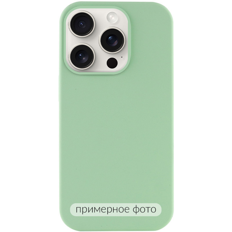 Чехол Silk Full Protective (AA) NO LOGO для Apple iPhone 17 (6.3") (Зеленый / Pistachio)