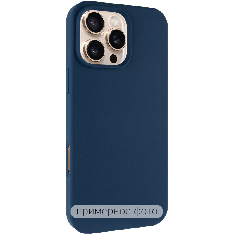 Чехол Silk Full Protective (AA) NO LOGO для Apple iPhone 17 (6.3") (Синий / Blue Jay)