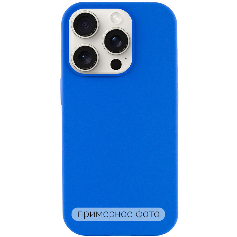 Чехол Silk Full Protective (AA) NO LOGO для Apple iPhone 17 (6.3") (Синий / Capri Blue)