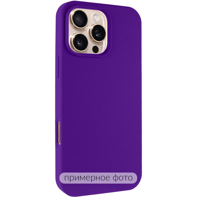 Чехол Silk Full Protective (AA) NO LOGO для Apple iPhone 17 (6.3") (Фиолетовый / Ultra Violet)