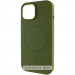 Чехол Silk Full Protective (AA) NO LOGO with Magnetic Fit для Apple iPhone 17 (6.3") (Зеленый / Dark Olive)