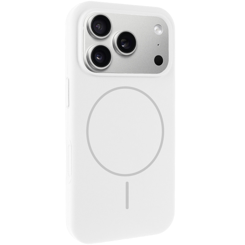 Чехол Silk Full Protective (AA) NO LOGO with Magnetic Fit для Apple iPhone 17 Pro Max (6.9") (Белый / White)