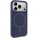 Чехол Silk Full Protective (AA) NO LOGO with Magnetic Fit для Apple iPhone 17 Pro Max (6.9") (Темно-синий / Midnight blue)