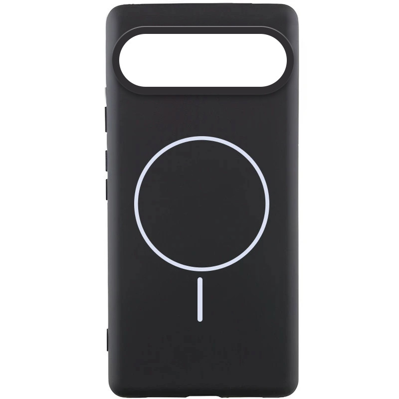 Чехол Silicone Cover Lakshmi (AA) with Magnetic Fit для Google Pixel 9 / 9 Pro (Черный / Black)