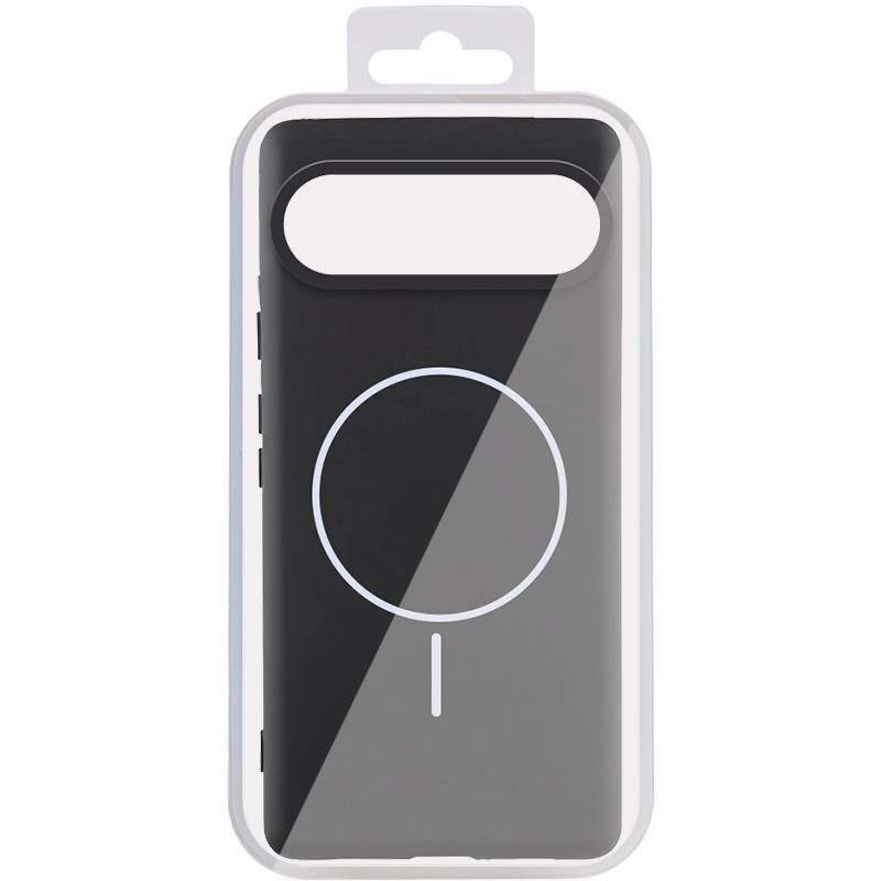 Чехол Silicone Cover Lakshmi (AA) with Magnetic Fit для Google Pixel 9 / 9 Pro (Черный / Black) в магазине vchehle.ua