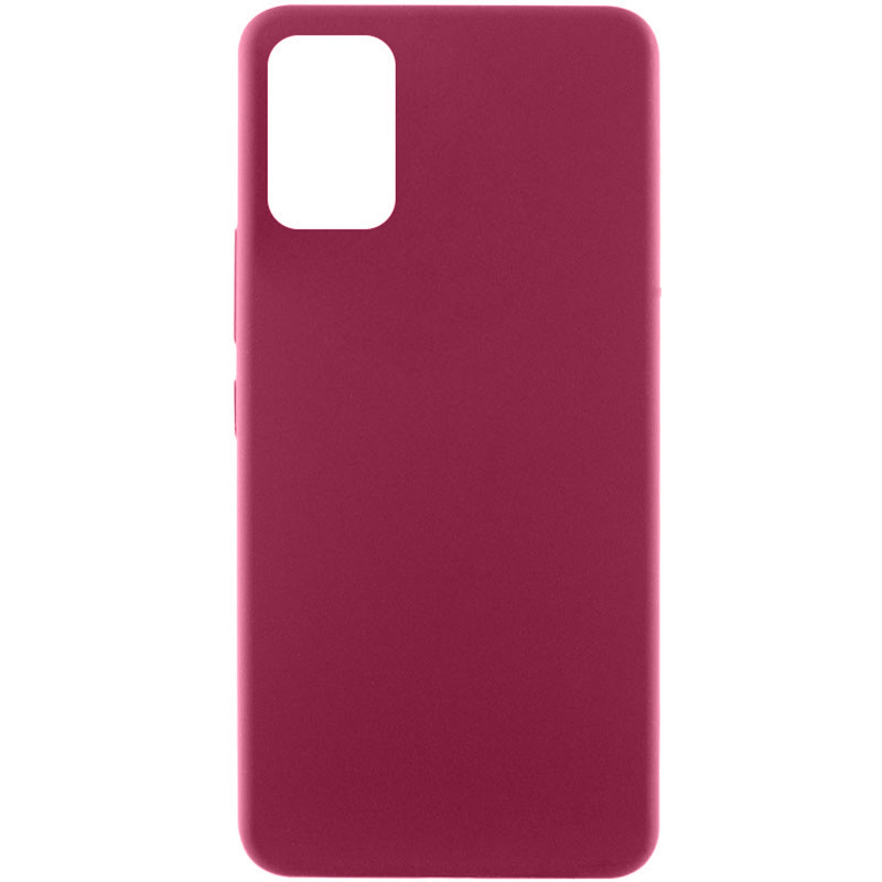 Чохол Silicone Cover Lakshmi (AAA) на Samsung Galaxy A51 4G (Бордовий / Plum)