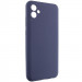 Фото Чохол Silicone Cover Lakshmi Full Camera (AA) на Samsung Galaxy A07 (Синій / Midnight Blue) на vchehle.ua