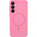 Чехол Silicone Cover Lakshmi Full Camera (AA) with Magnetic Fit для Samsung Galaxy S23 FE (Розовый / Light pink)