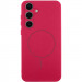 Чехол Silicone Cover Lakshmi Full Camera (AA) with Magnetic Fit для Samsung Galaxy S24 FE (Красный / Rose Red)
