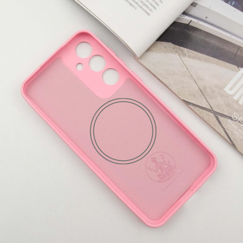 Фото Чохол Silicone Cover Lakshmi Full Camera (AA) with Magnetic Fit на Samsung Galaxy S25 (Рожевий / Light pink) в маназині vchehle.ua