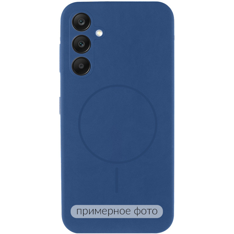 Чохол Silicone Cover Lakshmi Full Camera (AA) with Magnetic Fit на Samsung Galaxy S25 Edge (Синій / Navy Blue)
