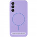 Чохол Silicone Cover Lakshmi Full Camera (AA) with Magnetic Fit на Samsung Galaxy S25 Edge (Бузковий / Dasheen)