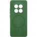 Чохол Silicone Cover Lakshmi Full Camera (AA) with Magnetic Fit на Xiaomi Redmi Note 15 Pro 4G (Зелений / Dark green)