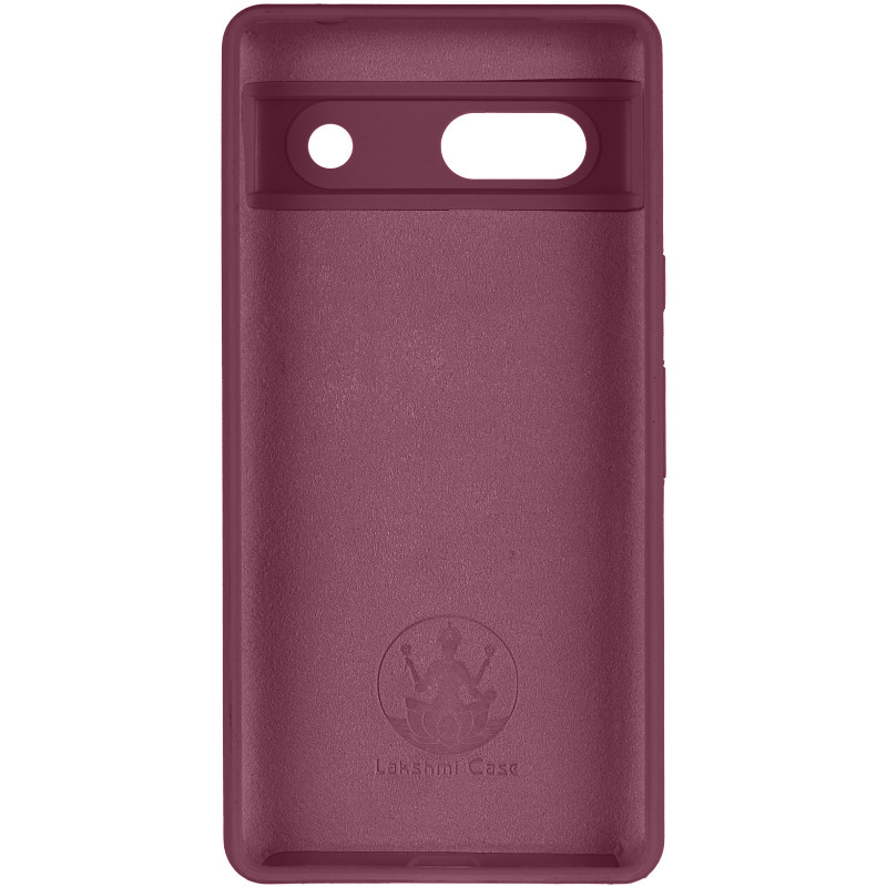 Фото Чохол Silicone Cover Lakshmi Full Camera (AAA) на Google Pixel 7a (Бордовий / Plum) в маназині vchehle.ua