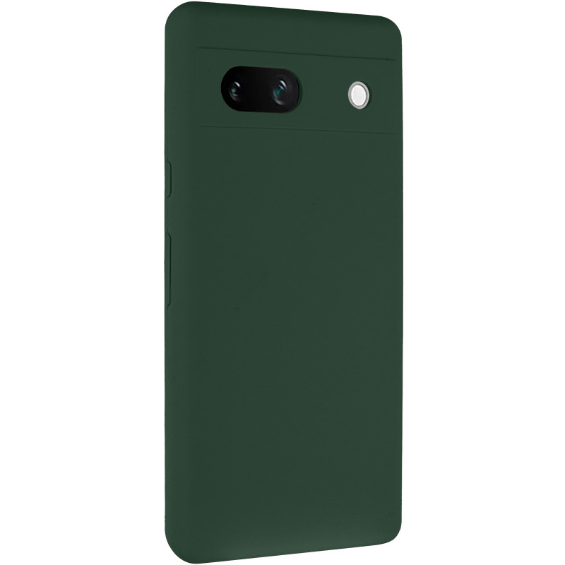 Чохол Silicone Cover Lakshmi Full Camera (AAA) на Google Pixel 7a (Зелений / Cyprus Green)