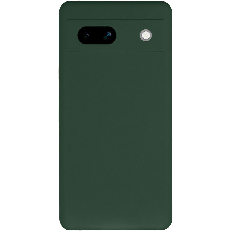Фото Чохол Silicone Cover Lakshmi Full Camera (AAA) на Google Pixel 7a (Зелений / Cyprus Green) на vchehle.ua
