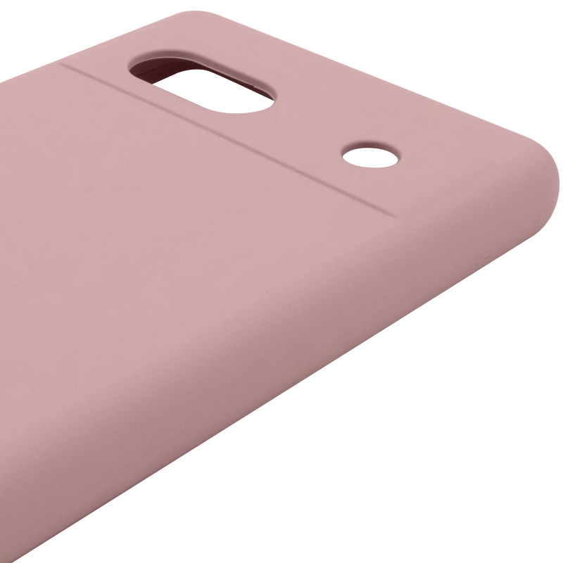 Чохол Silicone Cover Lakshmi Full Camera (AAA) на Google Pixel 7a (Рожевий / Pink Sand) в магазині vchehle.ua
