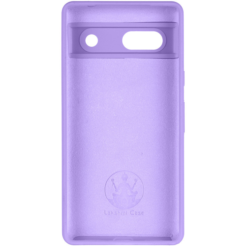 Фото Чохол Silicone Cover Lakshmi Full Camera (AAA) на Google Pixel 7a (Бузковий / Dasheen) в маназині vchehle.ua