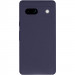 Фото Чохол Silicone Cover Lakshmi Full Camera (AAA) на Google Pixel 7a (Темно-синій / Midnight blue) на vchehle.ua