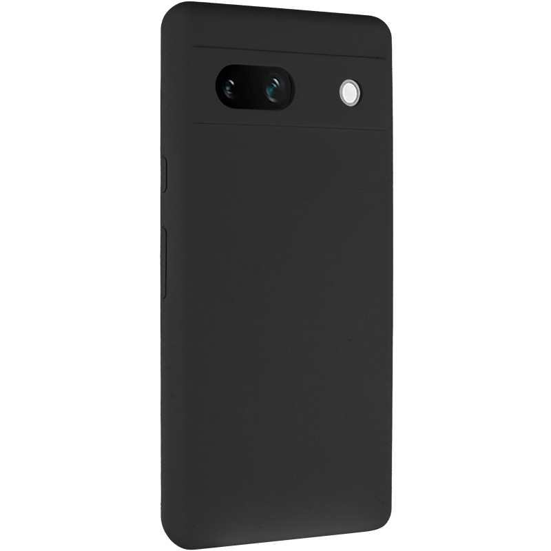 Чохол Silicone Cover Lakshmi Full Camera (AAA) на Google Pixel 7a (Чорний / Black)