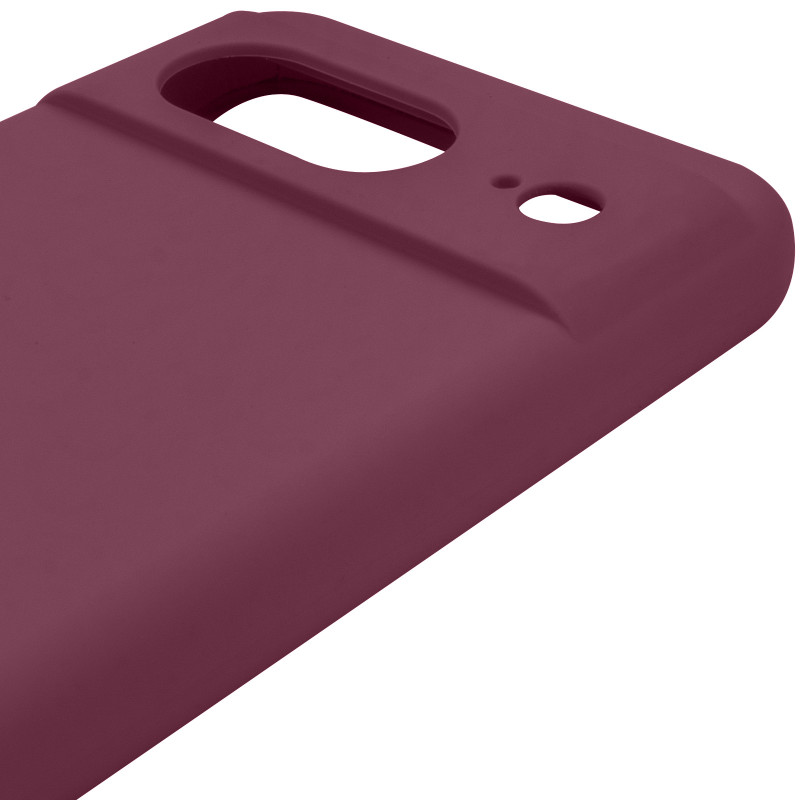 Чехол Silicone Cover Lakshmi Full Camera (AAA) для Google Pixel 8 (Бордовый / Plum) в магазине vchehle.ua