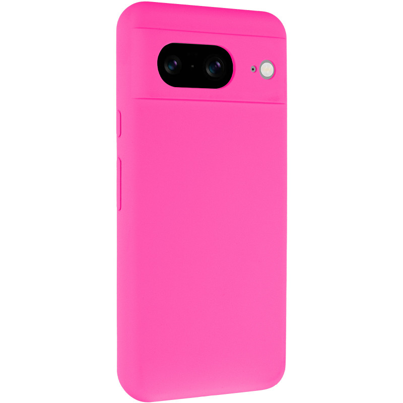 Чехол Silicone Cover Lakshmi Full Camera (AAA) для Google Pixel 8 (Розовый / Barbie pink)