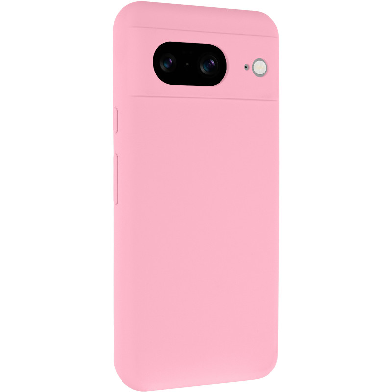 Чехол Silicone Cover Lakshmi Full Camera (AAA) для Google Pixel 8 (Розовый / Light pink)