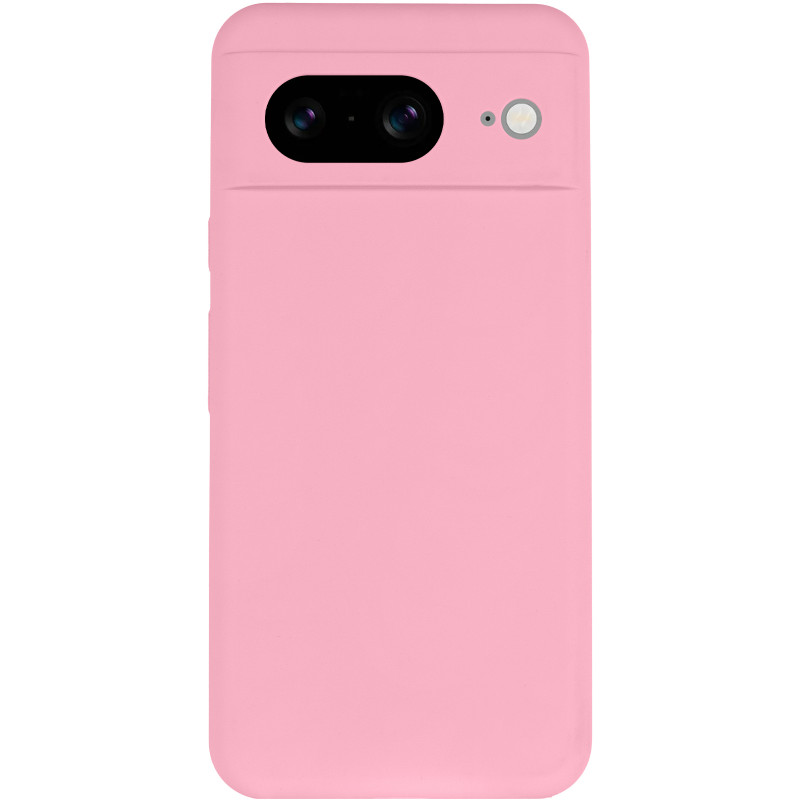 Фото Чехол Silicone Cover Lakshmi Full Camera (AAA) для Google Pixel 8 (Розовый / Light pink) на vchehle.ua