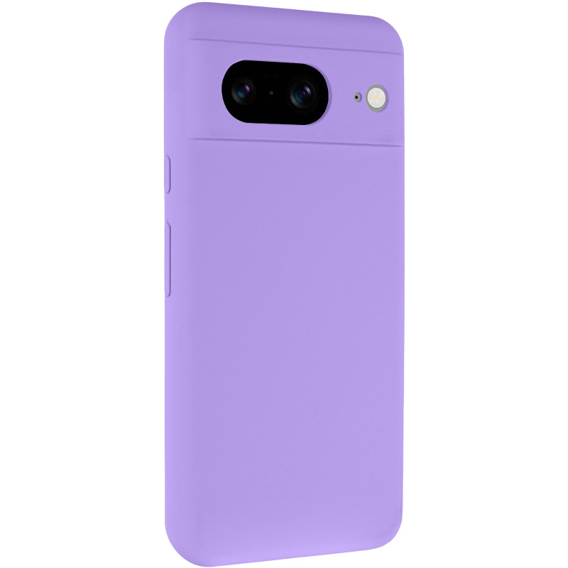 Чехол Silicone Cover Lakshmi Full Camera (AAA) для Google Pixel 8 (Сиреневый / Dasheen)