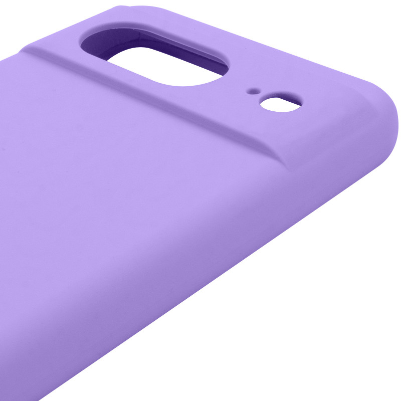 Чехол Silicone Cover Lakshmi Full Camera (AAA) для Google Pixel 8 (Сиреневый / Dasheen) в магазине vchehle.ua