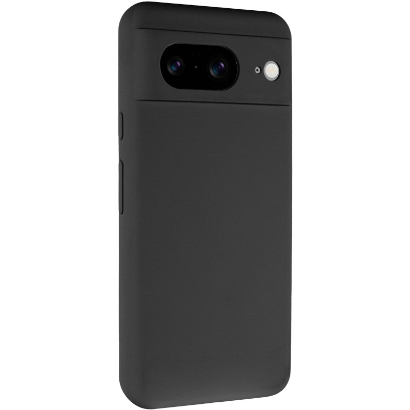 Чехол Silicone Cover Lakshmi Full Camera (AAA) для Google Pixel 8 (Черный / Black)