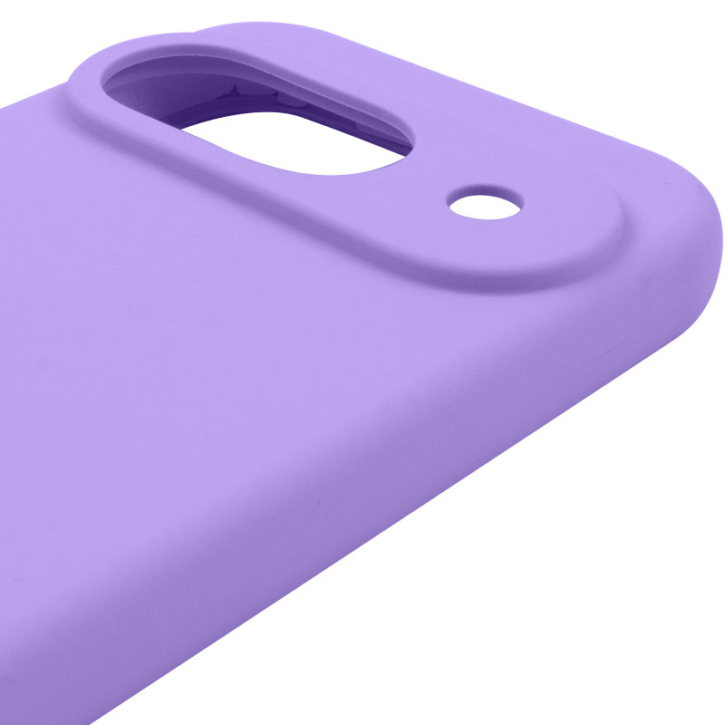 Чохол Silicone Cover Lakshmi Full Camera (AAA) на Google Pixel 9 (Бузковий / Dasheen) в магазині vchehle.ua