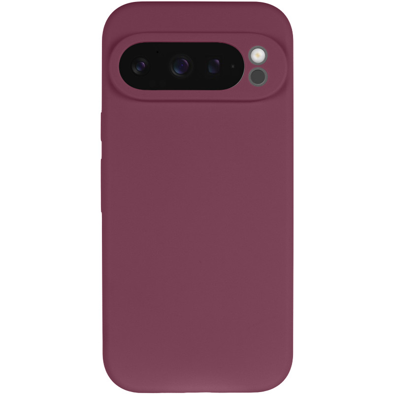 Фото Чохол Silicone Cover Lakshmi Full Camera (AAA) на Google Pixel 9 Pro XL (Бордовий / Plum) на vchehle.ua