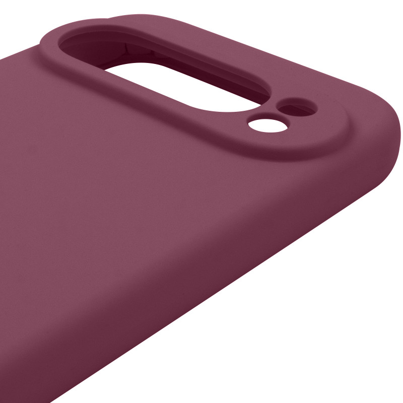 Чохол Silicone Cover Lakshmi Full Camera (AAA) на Google Pixel 9 Pro XL (Бордовий / Plum) в магазині vchehle.ua