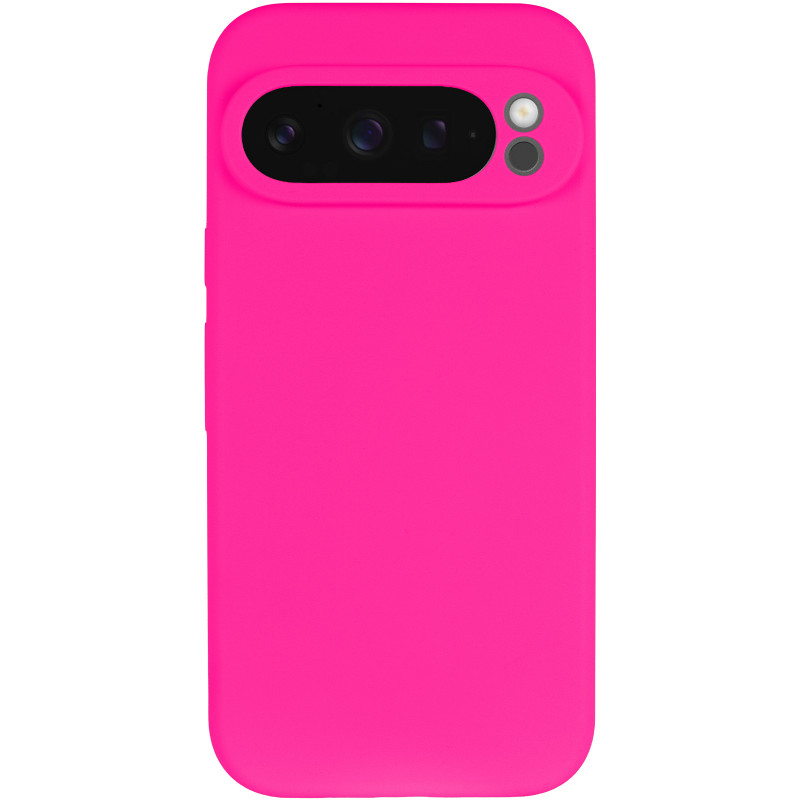 Фото Чохол Silicone Cover Lakshmi Full Camera (AAA) на Google Pixel 9 Pro XL (Рожевий / Barbie pink) на vchehle.ua