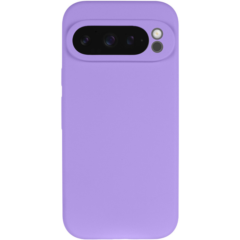 Фото Чохол Silicone Cover Lakshmi Full Camera (AAA) на Google Pixel 9 Pro XL (Бузковий / Dasheen) на vchehle.ua