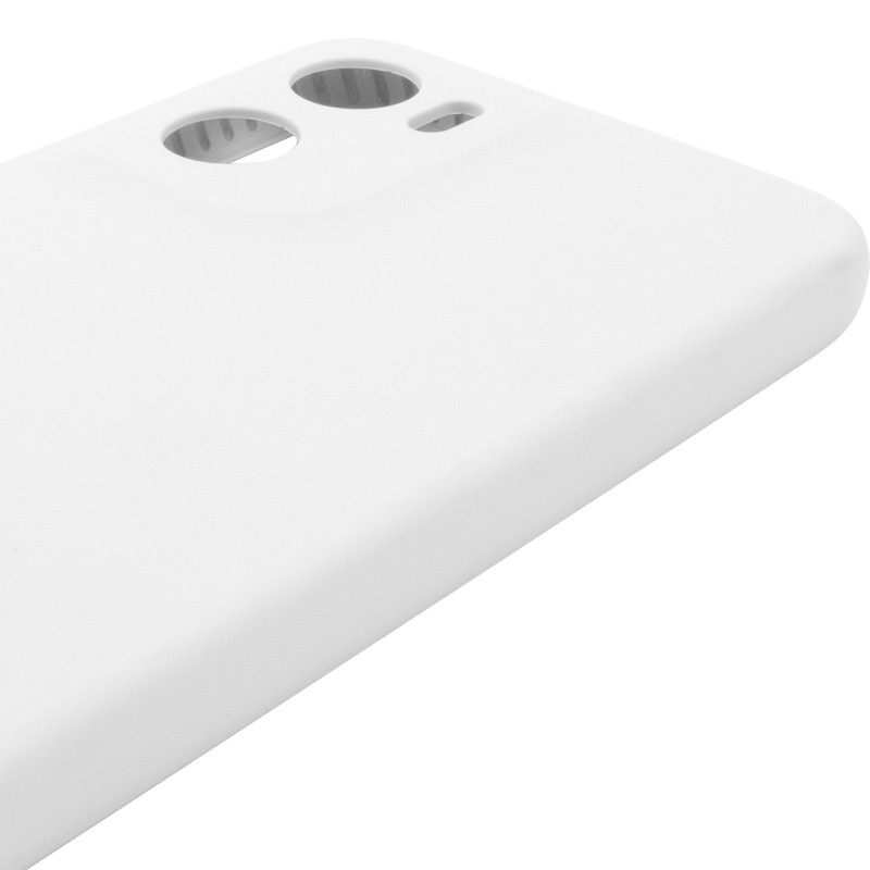Чохол Silicone Cover Lakshmi Full Camera (AAA) на Motorola Moto G05 / E15 4G (Білий / White) в магазині vchehle.ua
