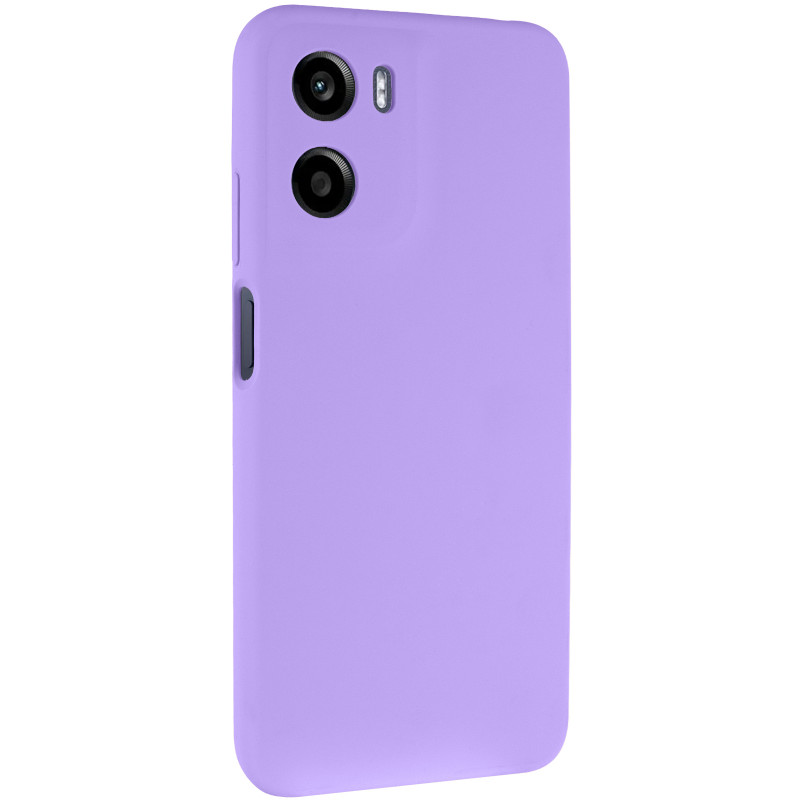 Чохол Silicone Cover Lakshmi Full Camera (AAA) на Motorola Moto G05 / E15 4G (Бузковий / Dasheen)
