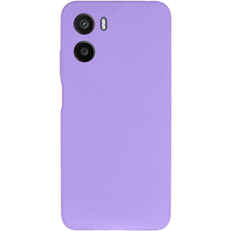 Фото Чохол Silicone Cover Lakshmi Full Camera (AAA) на Motorola Moto G05 / E15 4G (Бузковий / Dasheen) на vchehle.ua