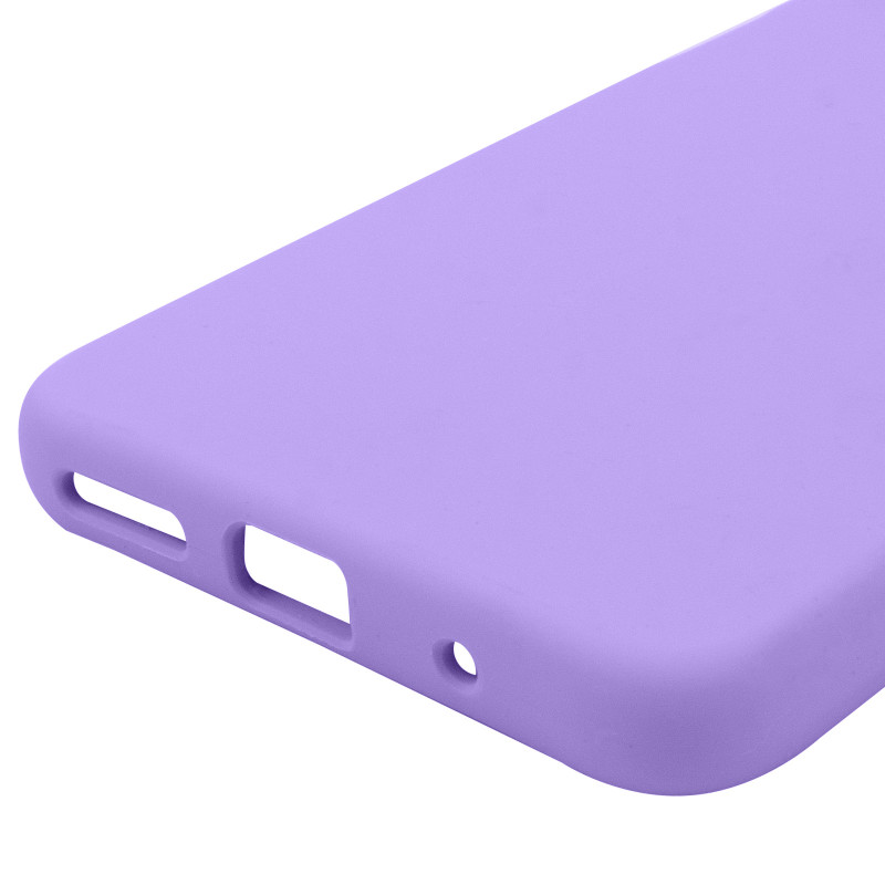 Купити Чохол Silicone Cover Lakshmi Full Camera (AAA) на Motorola Moto G05 / E15 4G (Бузковий / Dasheen) на vchehle.ua