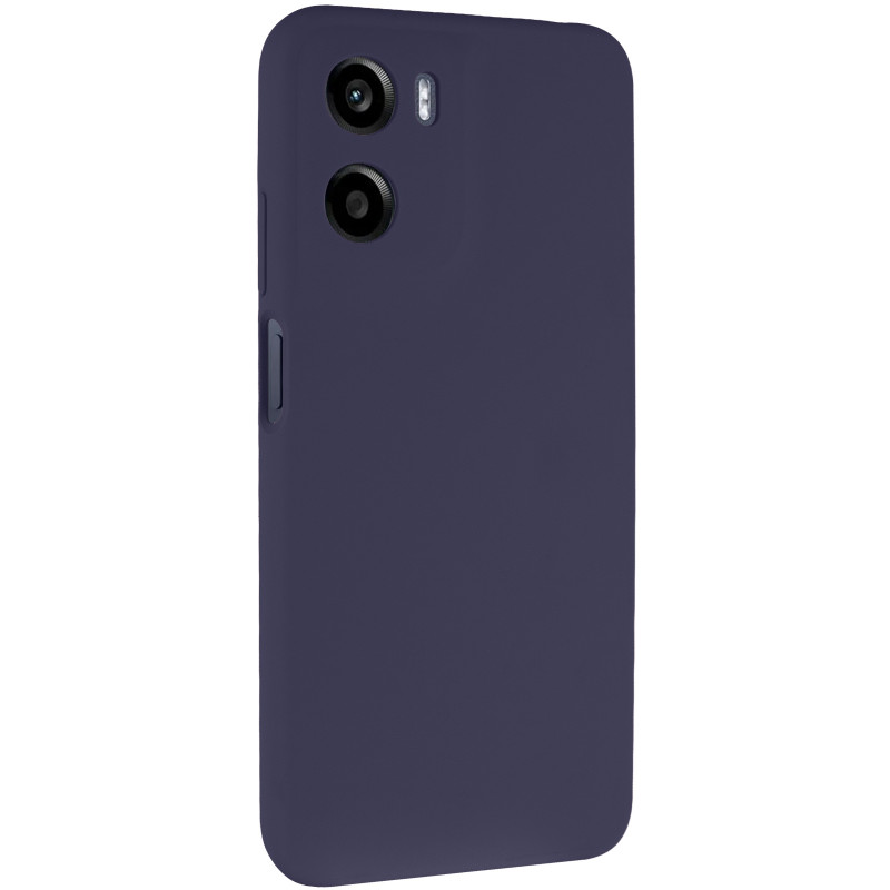Чохол Silicone Cover Lakshmi Full Camera (AAA) на Motorola Moto G05 / E15 4G (Темно-синій / Midnight blue)