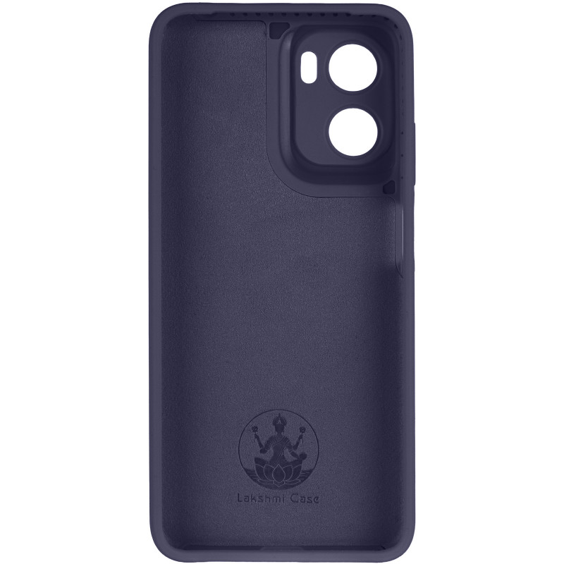 Фото Чохол Silicone Cover Lakshmi Full Camera (AAA) на Motorola Moto G05 / E15 4G (Темно-синій / Midnight blue) в маназині vchehle.ua