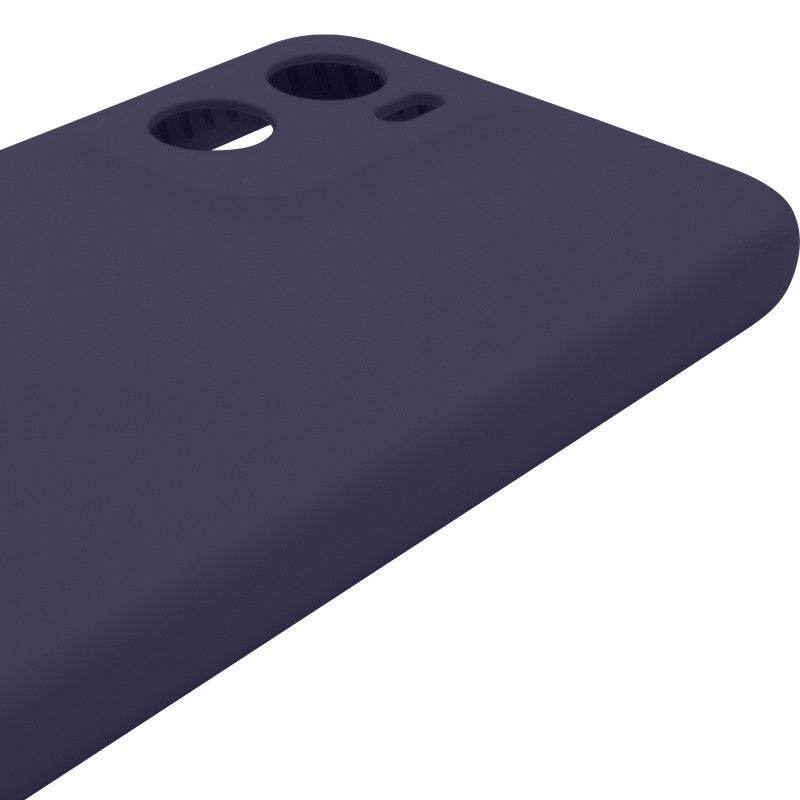 Чохол Silicone Cover Lakshmi Full Camera (AAA) на Motorola Moto G05 / E15 4G (Темно-синій / Midnight blue) в магазині vchehle.ua