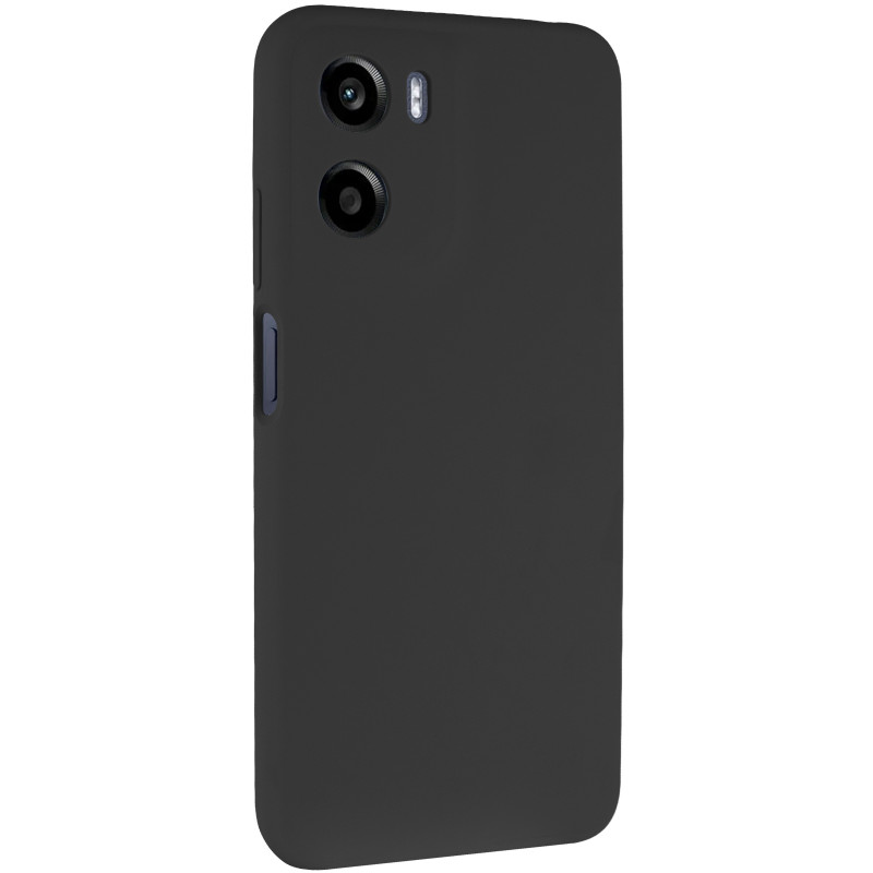 Чохол Silicone Cover Lakshmi Full Camera (AAA) на Motorola Moto G05 / E15 4G (Чорний / Black)