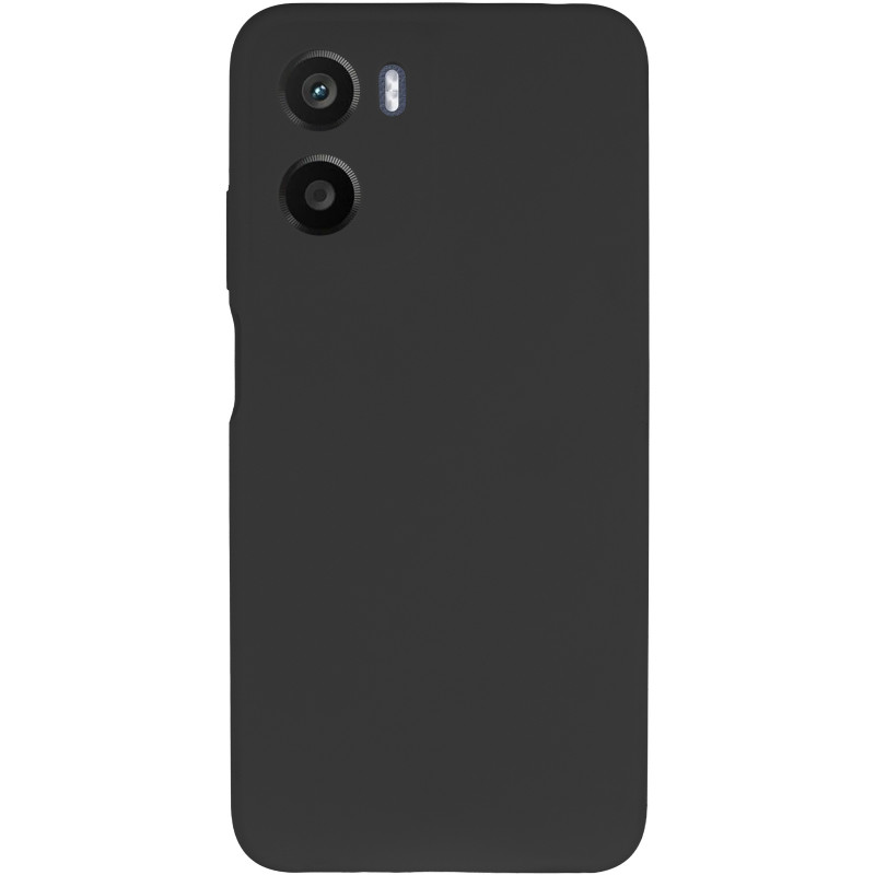 Фото Чохол Silicone Cover Lakshmi Full Camera (AAA) на Motorola Moto G05 / E15 4G (Чорний / Black) на vchehle.ua